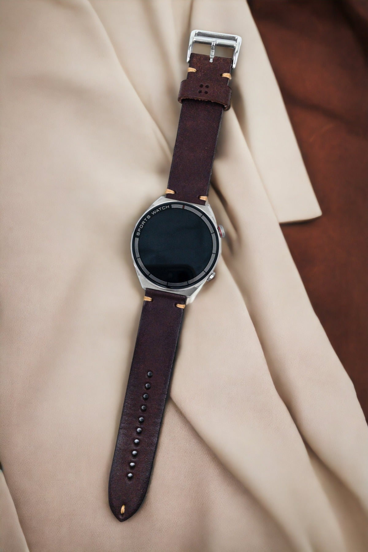 Huawei Watch Deri Saat Kordonu - Naturale