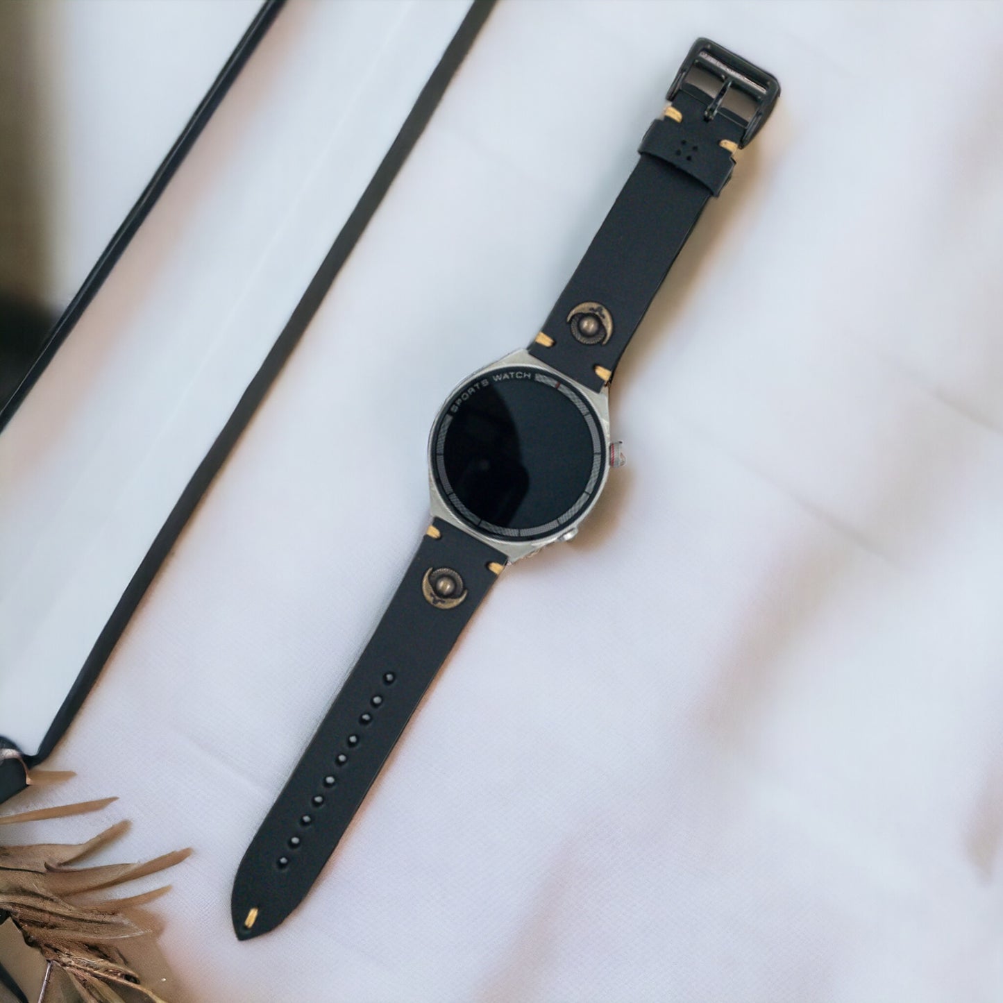 Huawei Watch Deri Saat Kordonu - Boğa Temalı