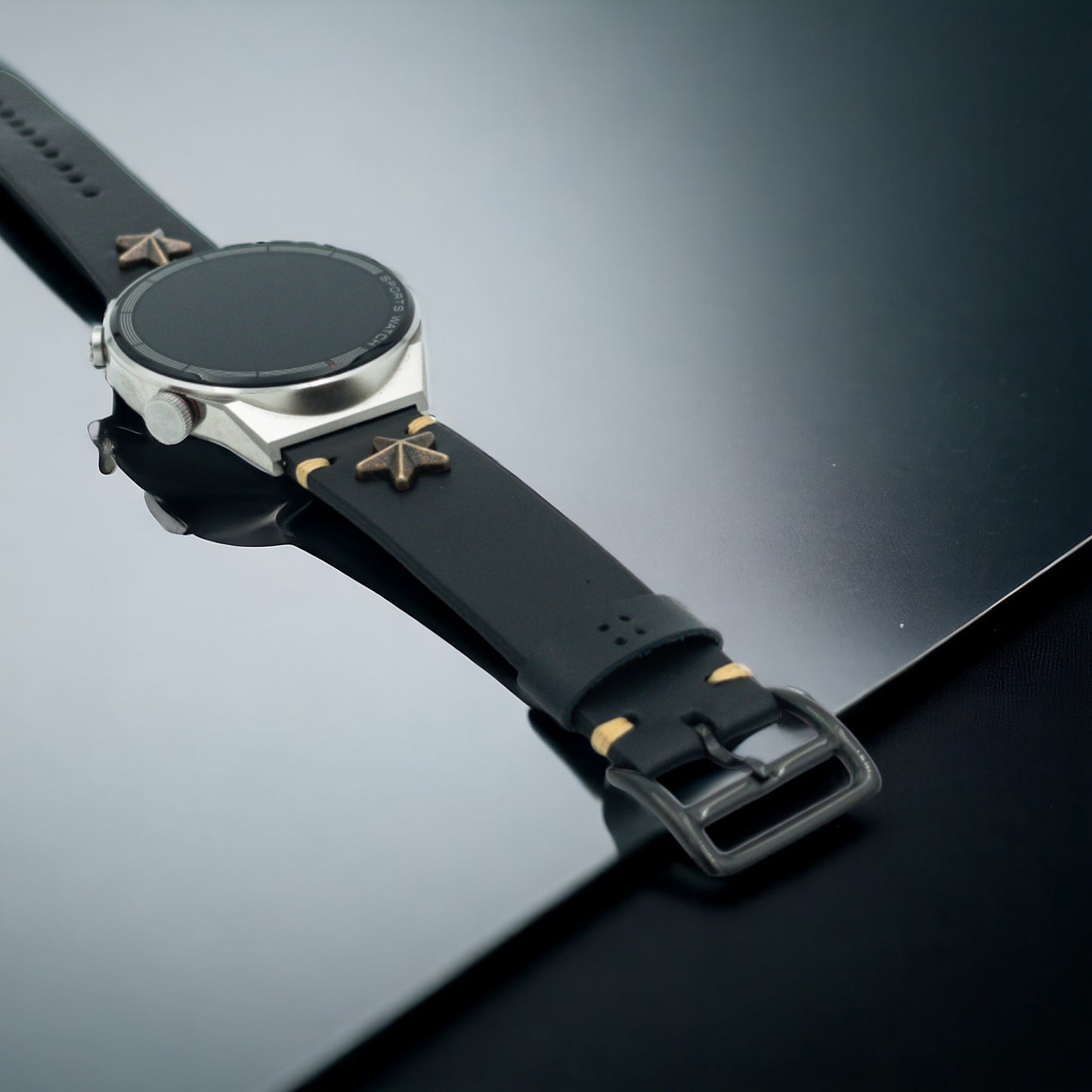 Huawei Watch Deri Saat Kordonu - Deniz Yıldızı Temalı