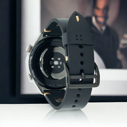 Huawei Watch Deri Saat Kordonu - Maça Temalı