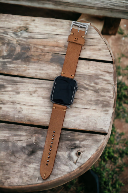 Apple Watch Deri Saat Kordonu - Naturale