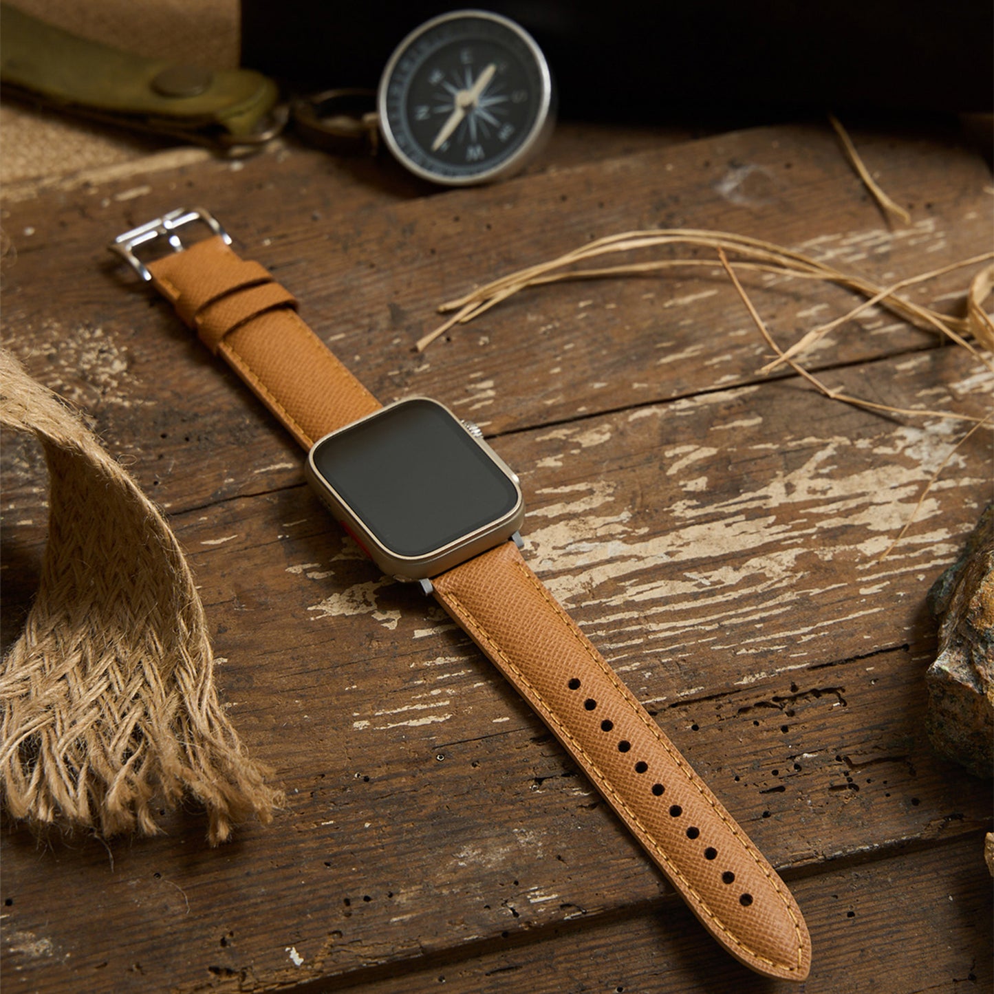 Apple Watch Deri Saat Kordonu - Lucy Saffiano