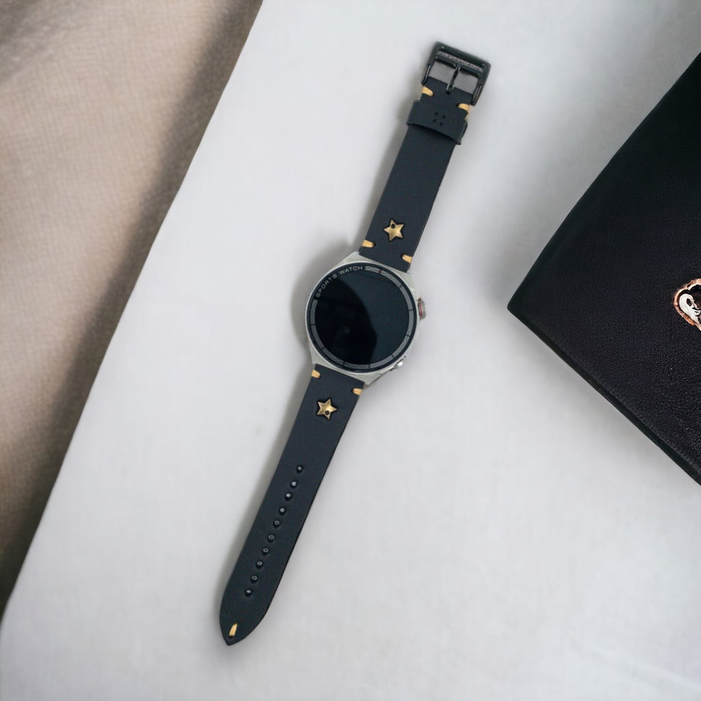 Huawei Watch Deri Saat Kordonu - Yıldız Temalı